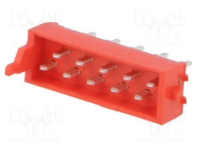 Micro-Match, Tomada, Macho, Pin: 10, Tht, para Pcb, 1,5a, Simples