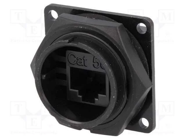 Conector, RJ45, DC, PIN: 8, Cat: 5e, Sistema: 8p8.