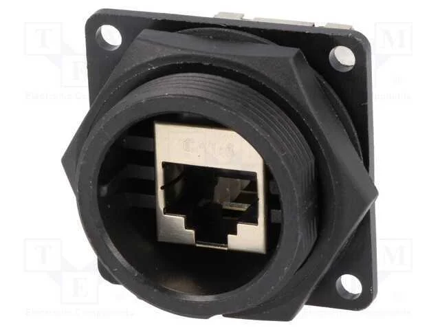 Tomada, RJ45, DC, PIN: 8, Cat: 6, blindadas, Sist.