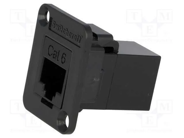 Conector, EH, Cat: 6, RJ45 tomada,em ambos os lad.