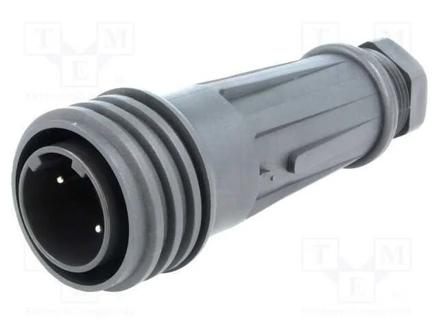 Conector: redondos, ficha, macho, PIN: 2, rosca e.