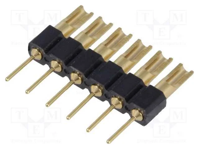 Passo, pinos, PIN: 6, simples, 2,54mm, solda,THT,.