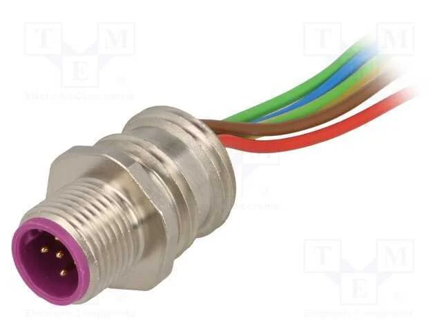 Tomada, M12, PIN: 5, macho, código B-Profibus, pa.