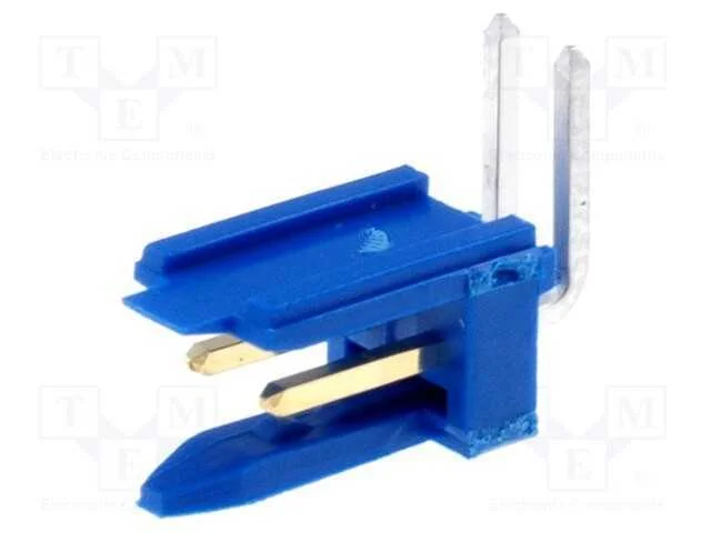 Tomada, fio-placa, macho, PIN: 2, 2,54mm, THT, Du.