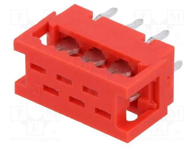 Fio-Placa, Passo, Pin: 6, Idc,Tht, para Pcb,Para Fita, 1,5a, 30mo