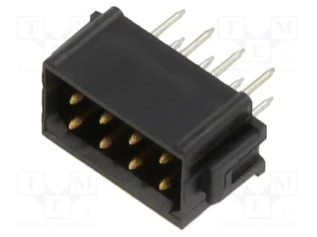 Tomada, Placa- Fio/Placa, Macho, Datamate L-Tek, 2mm, Pin: 8, Tht