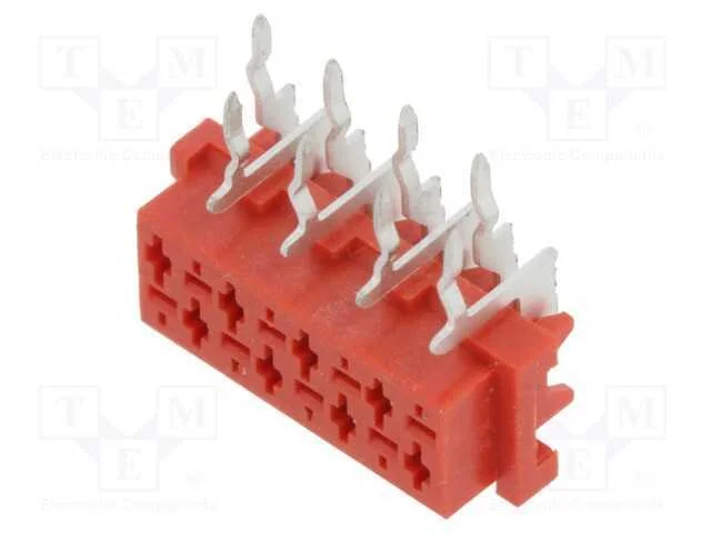 Fio-Placa, Tomada, Fêmea, Pin: 8, Tht, para Pcb, 1,5a, 30mo