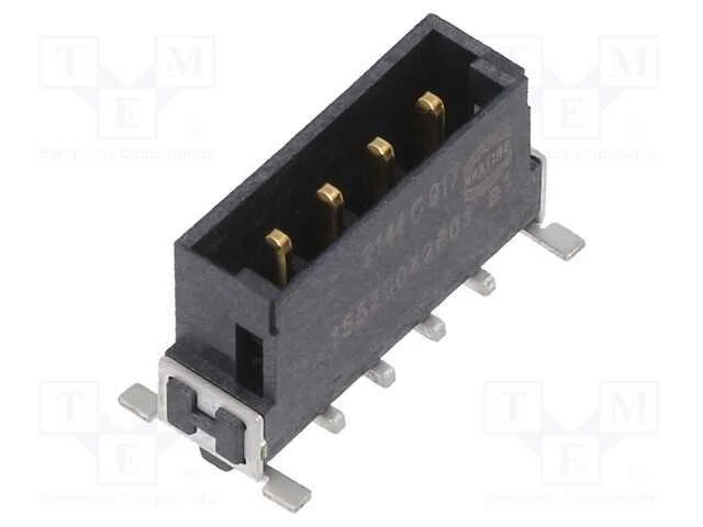 Conector: Placa-Placa, Macho, Pin: 4, 2,54mm, Har-Flex Power, 20a