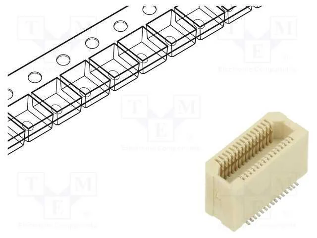Conector: Placa-Placa, Fêmea, Pin: 30, 0,5mm, Archer .5, Smt