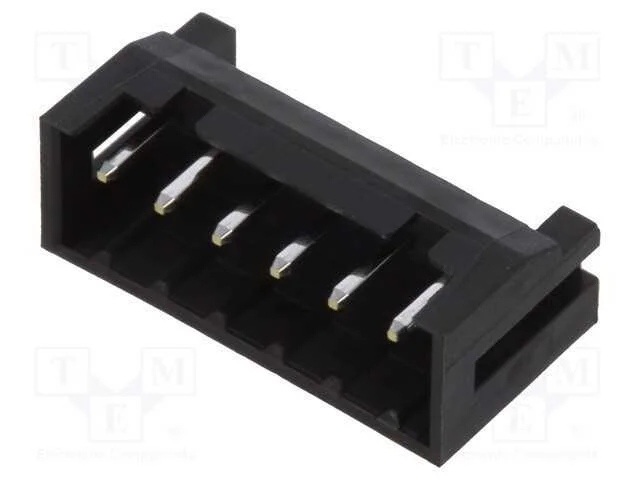 Tomada, fio-fio/placa, macho, DF3, 2mm, PIN: 6, T.