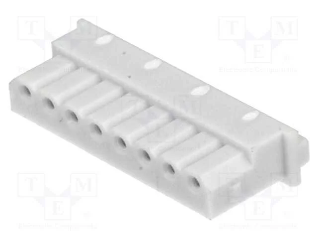 Fio-placa, ficha, f&ecirc;mea, Mini-SPOX, 2,5mm, PIN: 8.