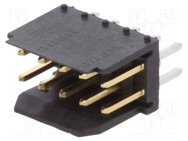 Tomada, Fio-Placa, Macho, Dubox, 2,54mm, Pin: 10, Tht, 3a, Dourado