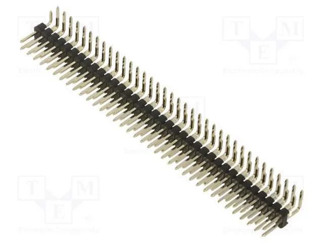 Tomada, Pinos, Macho, 2,54mm, Pin: 72, Tht, para Pcb, Dourado