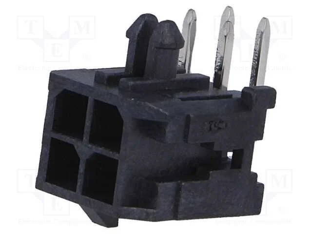 Tomada, fio-placa, macho, Micro-Fit 3.0, 3mm, PIN.