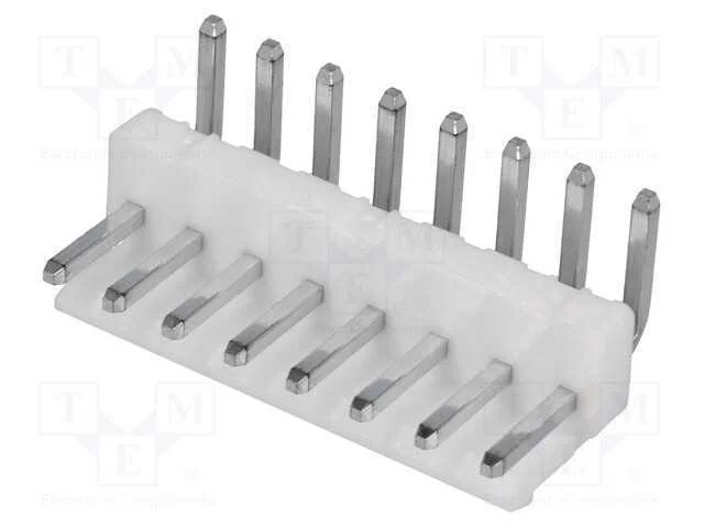 Tomada, Fio-Placa, Macho, Ns39, 3,96mm, Pin: 8, Tht, 250v, 7a