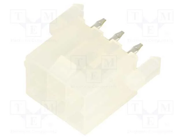 Tomada, fio-placa, macho, Mini-Fit Jr, 4,2mm, PIN.