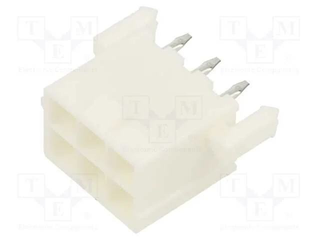 Tomada, fio-placa, macho, Mini-Fit Jr, 4,2mm, PIN.