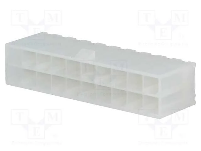 Tomada, fio-placa, macho, Mini-Fit Jr, 4,2mm, PIN.