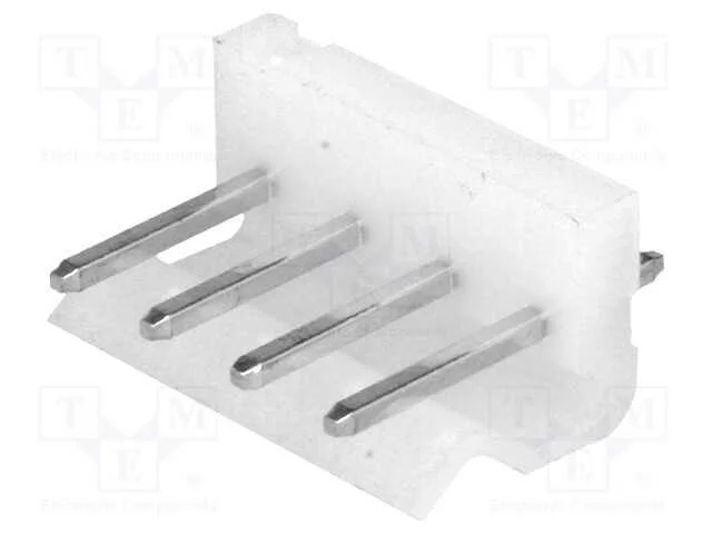 Tomada, Fio-Placa, Macho, 5,08mm, Pin: 4, Tht, 250v, 7a, Estanhado