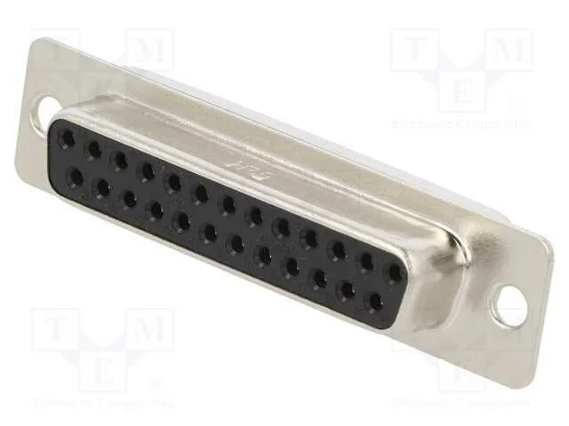 D-Sub, PIN: 25, ficha, fêmea, solda, HD, Cobertur.