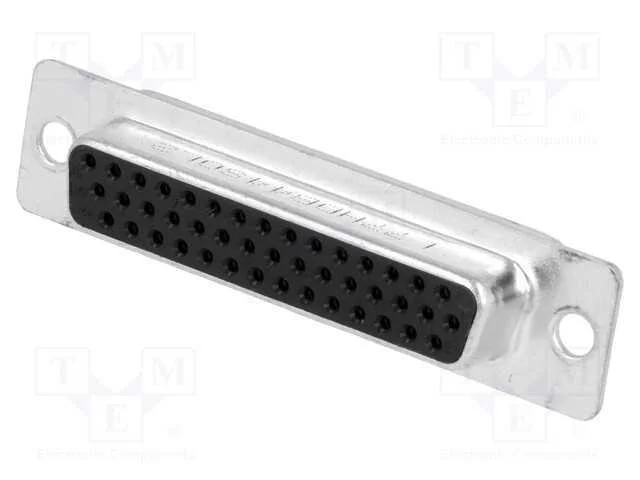 D-Sub HD, PIN: 44, tomada, fêmea, simples, THT