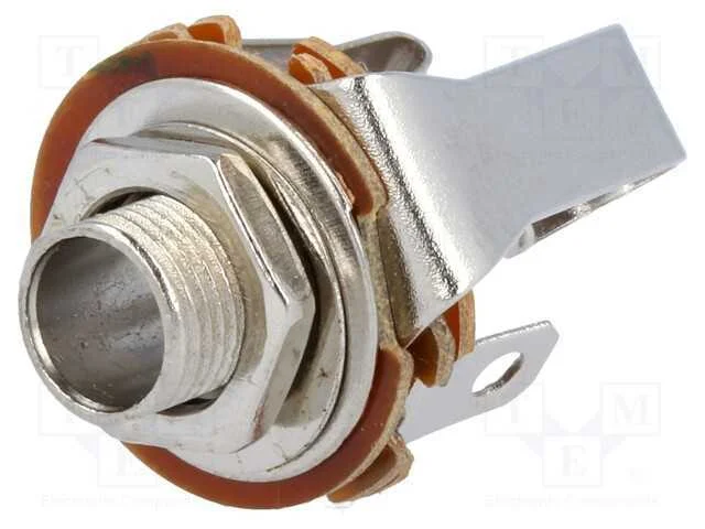 Tomada, Jack 6,3mm, Fêmea, Abertas,Stereo, Faixas: 3, para Painel