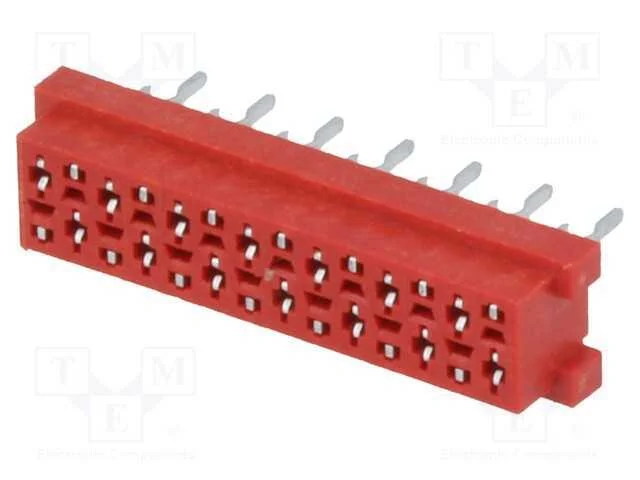 Fio-placa, tomada, f&ecirc;mea, PIN: 14, THT, para PCB,.