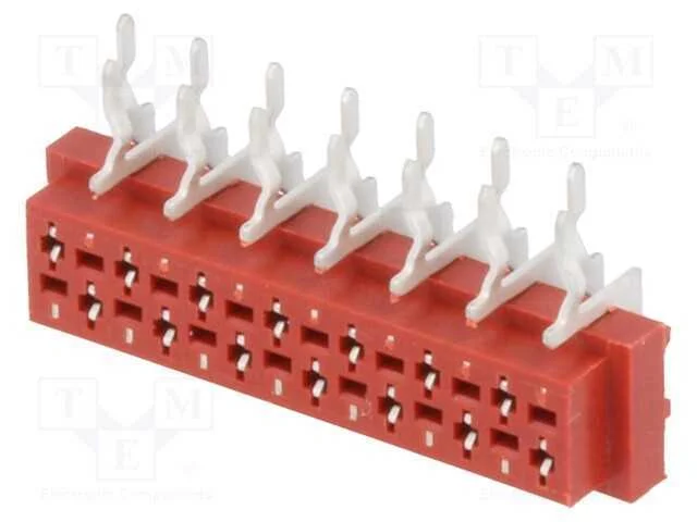 Fio-Placa, Tomada, F&ecirc;mea, Pin: 14, Tht, para Pcb, 30v, 1a, -40&divide;105c