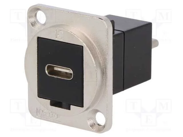 Adaptador, Usb C Tomada-Frente,Usb C Ficha-Traseira, Ft, Usb-C