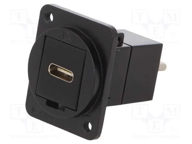 Adaptador, Usb C Tomada-Frente,Usb C Ficha-Traseira, Ft, Usb-C