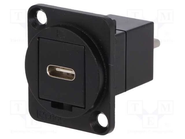 Adaptador, Usb C Tomada-Frente,Usb C Ficha-Traseira, Ft, Usb-C