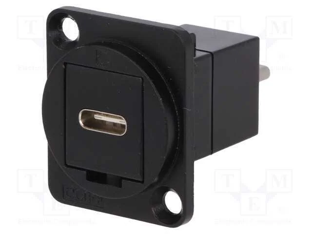 Adaptador, Usb C Tomada-Frente,Usb C Ficha-Traseira, Ft, Usb-C