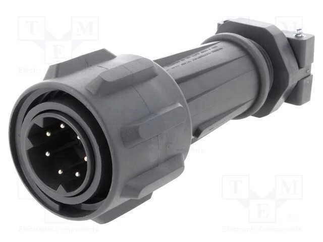 Conector: redondos, ficha, macho, PIN: 7, rosca i.