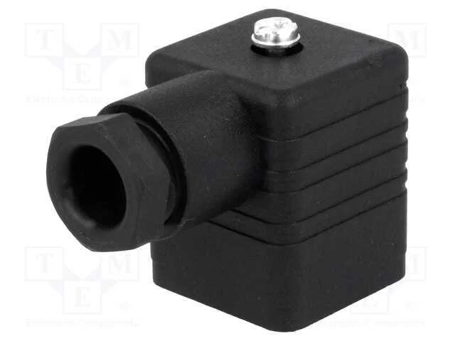 Conector: de válvulas, ficha, formato A, 18mm, fê.