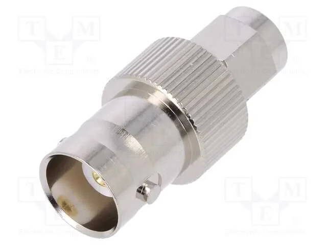Adaptador, BNC f&ecirc;mea,macho SMA, Isolamento: PTFE,.
