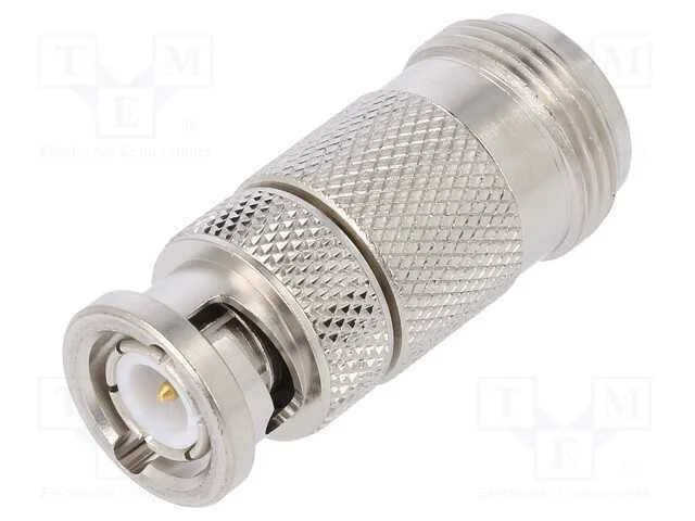 Adaptador, BNC macho,N fêmea, Isolamento: PTFE, 5.