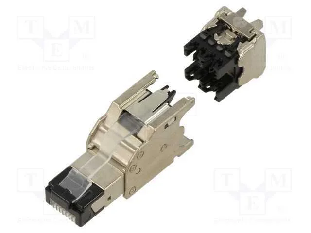 Ficha, RJ45, PIN: 8, Cat: 6a, blindadas, Sistema:.