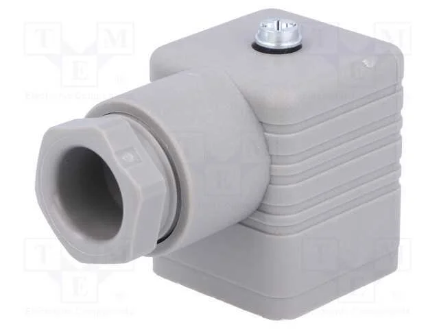 Conector: de válvulas, ficha, formato A, 18mm, fê.