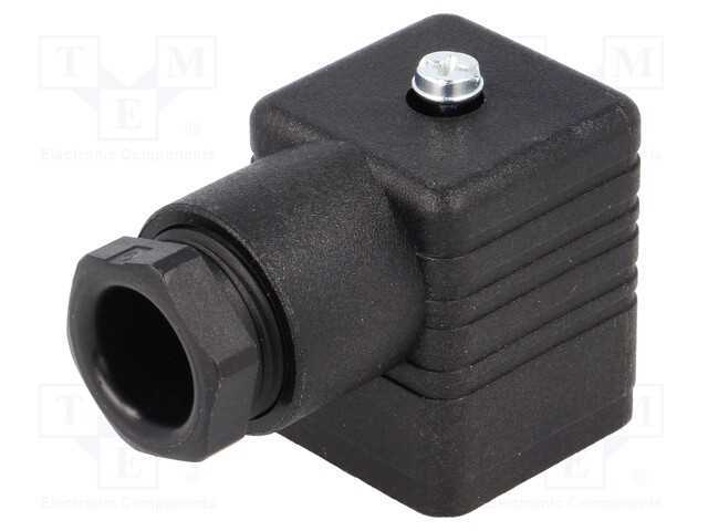 Conector: de Válvulas, Ficha, Formato A, 18mm, Fêmea, Pin: 4, 1,5mm2