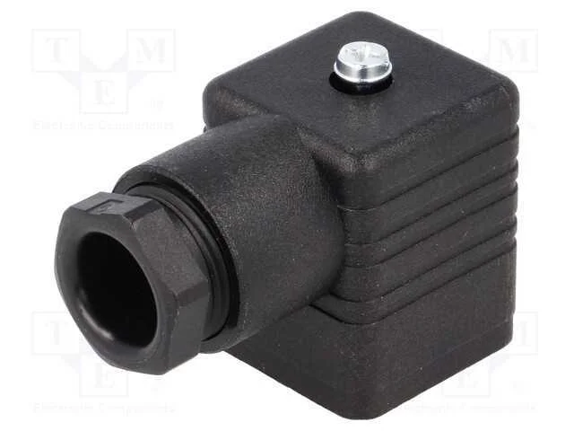 Conector: de válvulas, ficha, formato A, 18mm, fê.