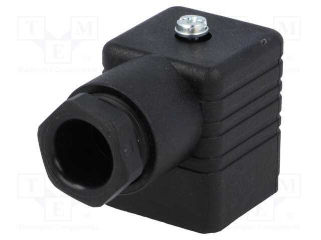 Conector: de Válvulas, Ficha, Formato A, 18mm, Fêmea, Pin: 4, 1,5mm2