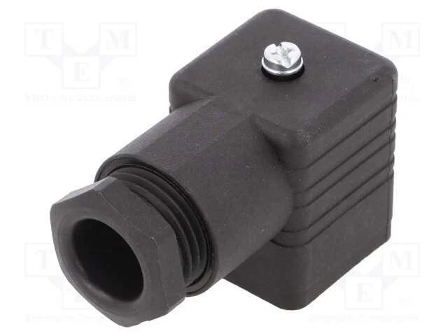Conector: de V&aacute;lvulas, Ficha, Formato A, 18mm, F&ecirc;mea, Pin: 4, 1,5mm2