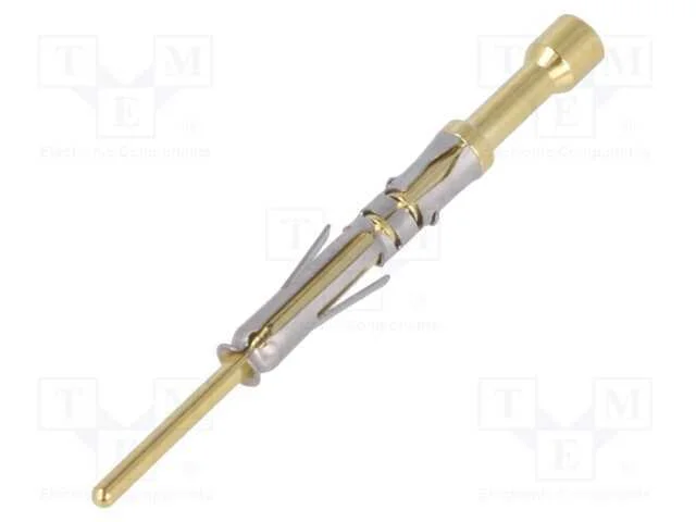 Contacto, macho, 20, gold flash, 30AWG÷28AWG, a g.