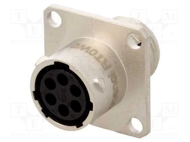 Conector: redondos, RT360, tomada, fêmea, PIN: 6,.