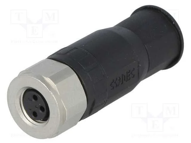 Conector: M8, Fêmea, Pin: 3, Simples, com Cabo, Ficha, Ip67, 4÷5,5mm