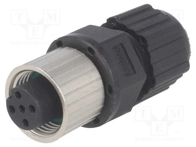 Ficha, M12, Pin: 5, Fêmea, Código A-Devicenet / Canopen, com Cabo
