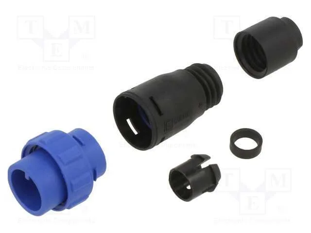 Conector: redondos, ficha, macho, PIN: 3, sem con.