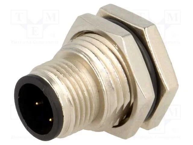 Tomada, M12, Pin: 3, Macho, Código A-Devicenet / Canopen, Solda