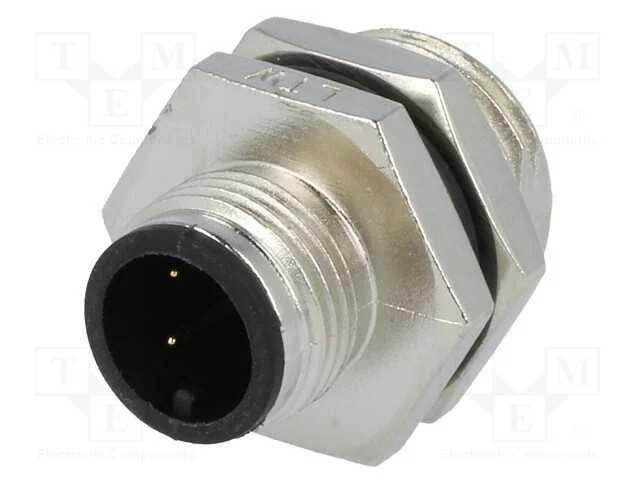 Tomada, M12, Pin: 3, Macho, Código A-Devicenet / Canopen, Solda