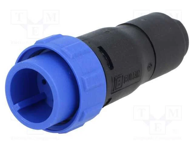 Conector: redondos, ficha, macho, PIN: 6, sem con.